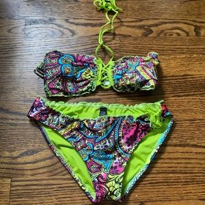 Becca Green with pattern bikini